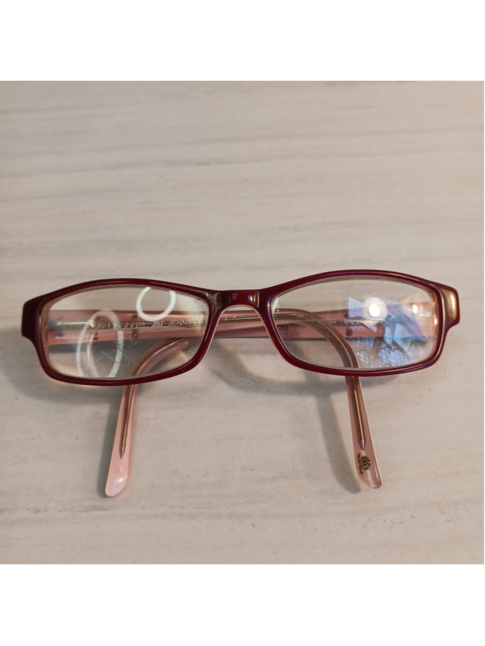 Jennifer Lopez JL0254 Red Floral Arm Glasses Frames Small Face 135